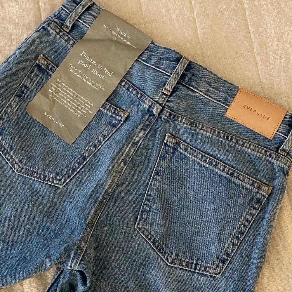 Everlane 90’s Cheeky Straight Jean Ankle Size 26